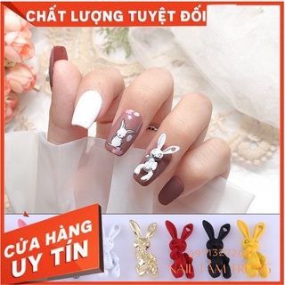 charm thỏ kute trang trí móng tay mới