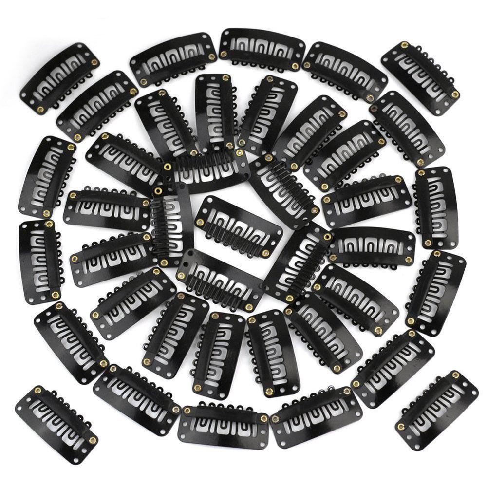 (Hàng Mới Về) Kẹp Tóc Giả Hình Chữ U Bằng Kim Loại Dành Cho Nữ