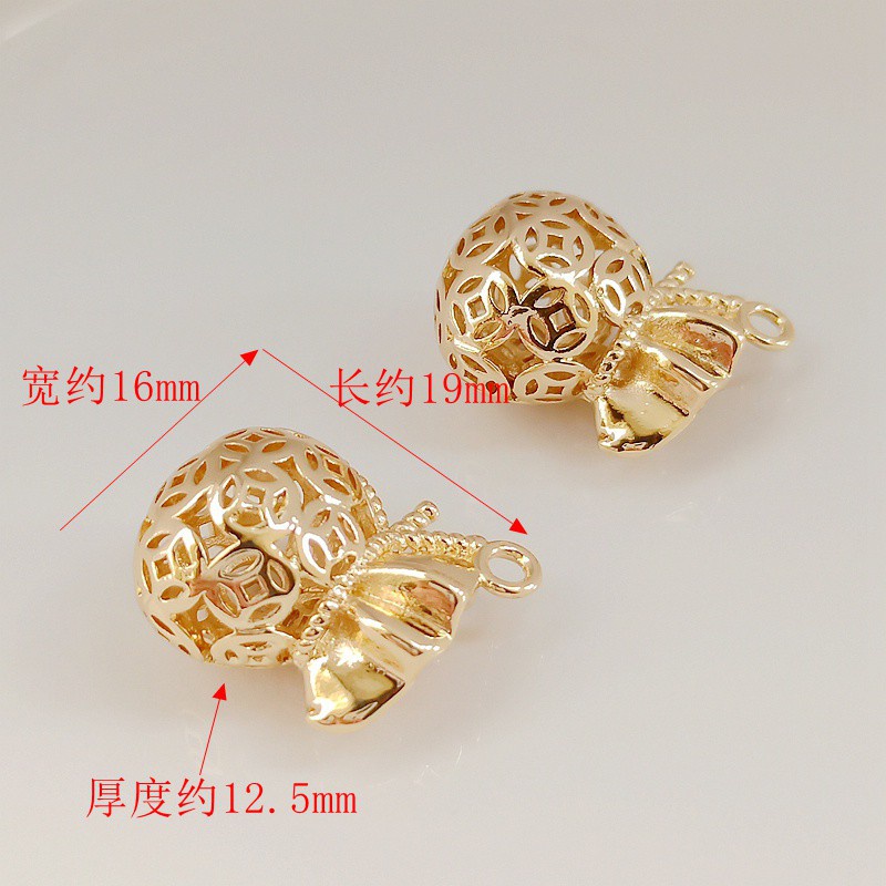 Mặt Vòng cổ/Vòng Tay/Vòng cổ/Túi Xách Bằng Đồng 14K 19 * 16mm DIY