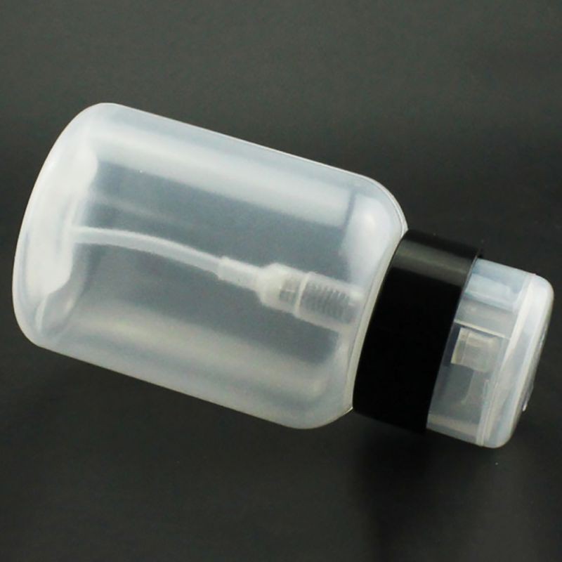 Bình bơm rỗng 210ml dùng để đựng chất tẩy sơn móng tay tiện dụng