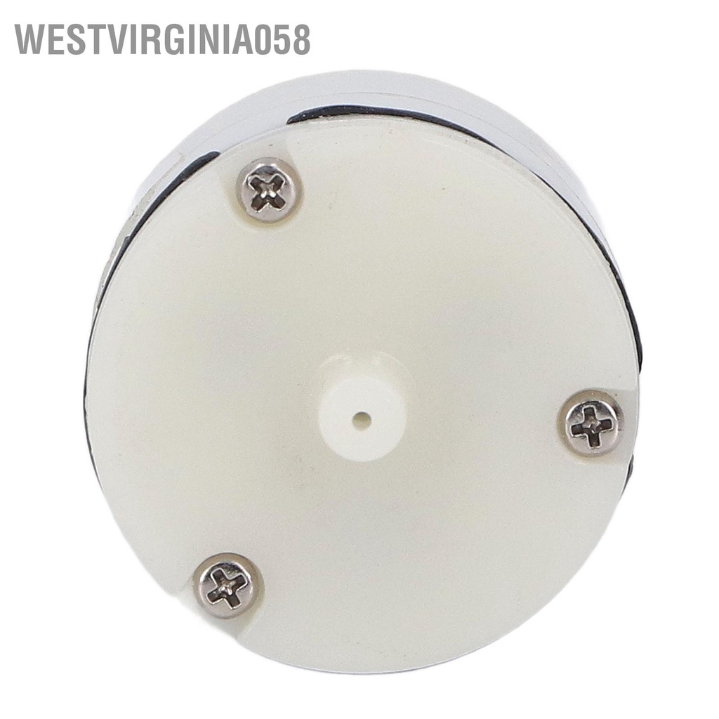 Westvirginia058 Máy bơm không khí siêu nhỏ Truyền động cơ màng nén 1 cổng 370 Màu trắng
