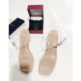 Guốc sandal nữ quai trong gót vuông  5p dễ đi-Kèm ảnh thật