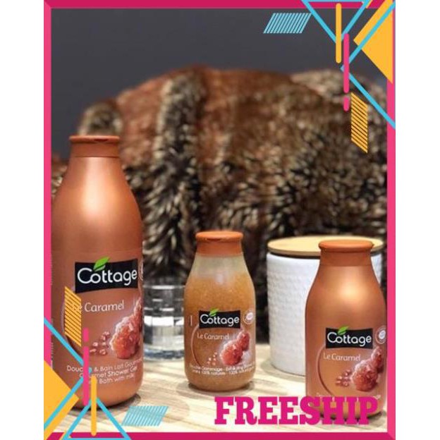 Sữa tắm Cottage 750ml Pháp Hương Caramel | BigBuy360 - bigbuy360.vn