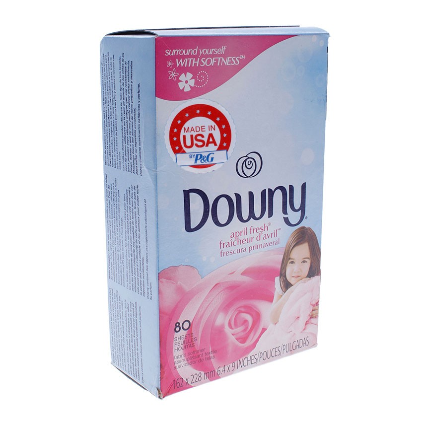 Giấy xả làm mềm vải Downy Fabric April Fresh 80 tờ