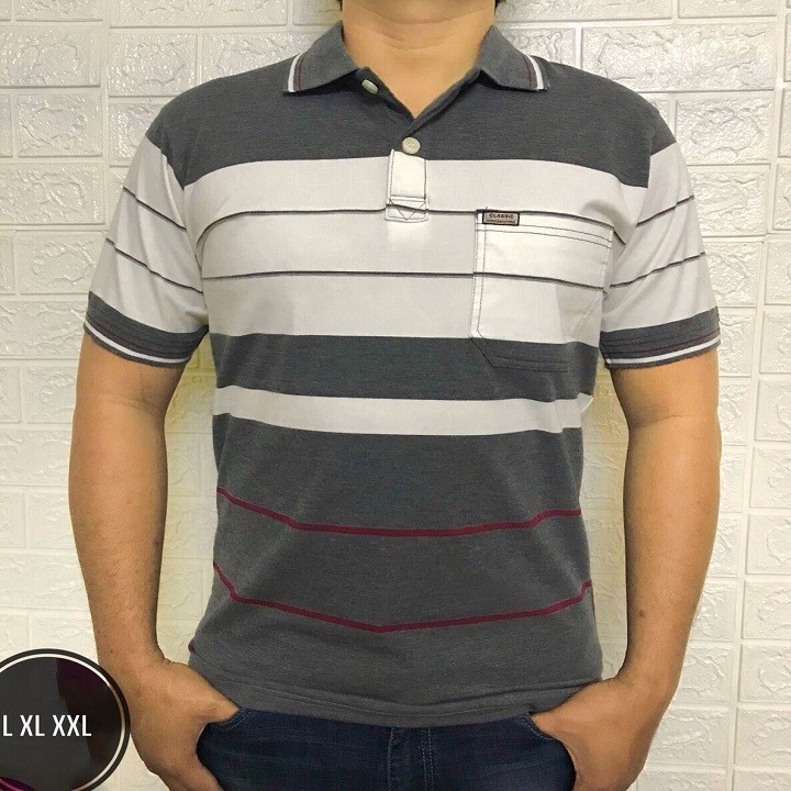 Áo Thun nam lớn tuổi có túi⚡️ Hàng VNXK ⚡️Áo thun nam trung niên có túi ( chất liệu cotton 100%) | BigBuy360 - bigbuy360.vn