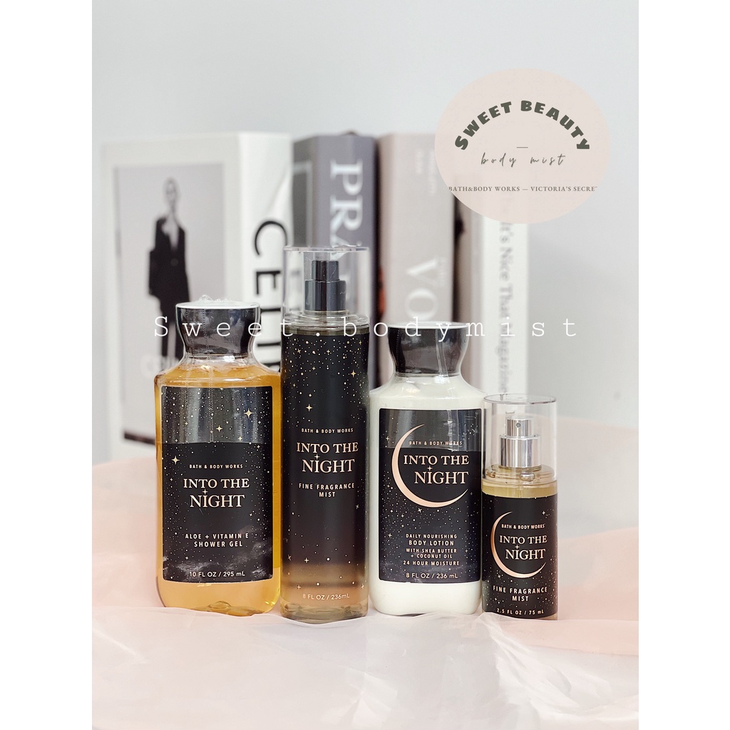 BODY MIST xịt thơm INTO THE NIGHT bath & body works