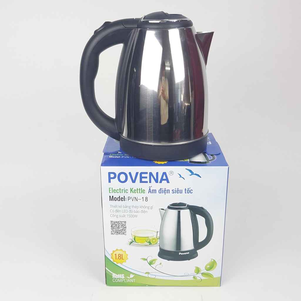 Ấm siêu tốc Povena 1,8 lít PVN-18