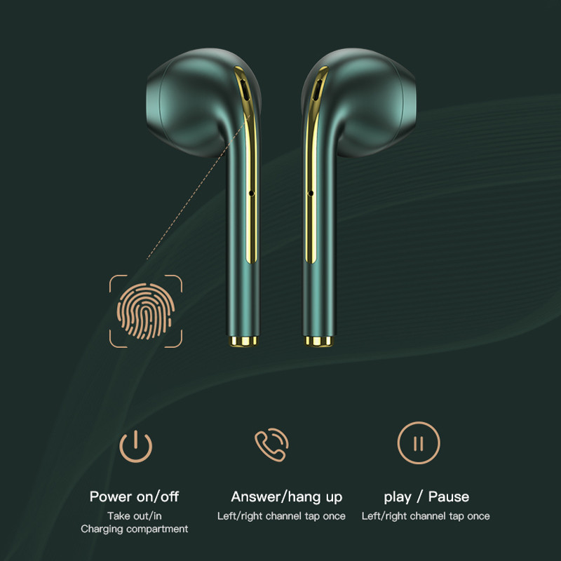 Tai nghe thể thao KAXOE không dây Bluetooth cách âm điều khiển cảm ứng có định vị & micro HD TWS