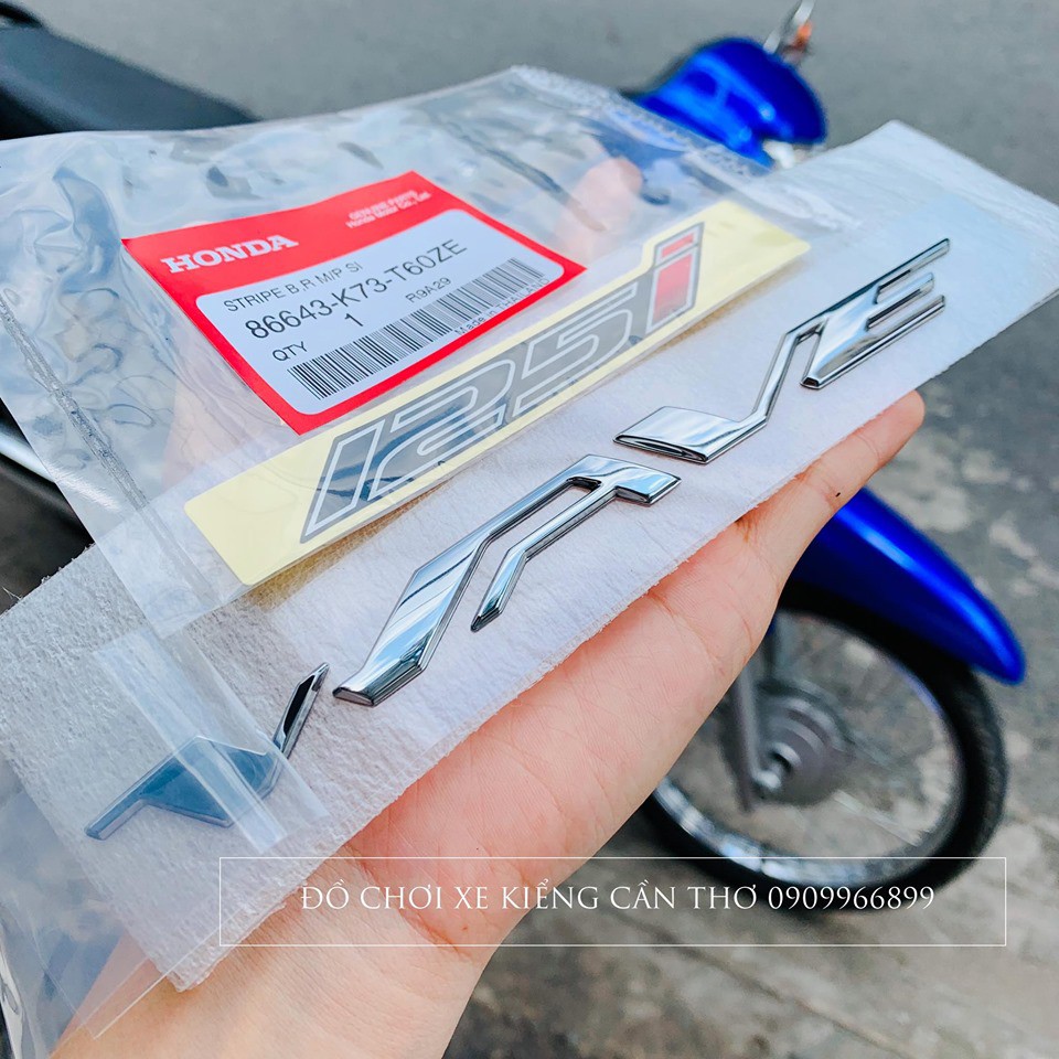 TEM NỔI WAVE 125i (Tem + số 125)