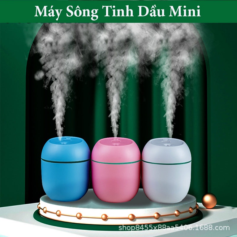 Máy Xông Tinh Dầu Mini Phun Sương Khuếch Tán Tinh Dầu Tỏa Hương Thơm Dùng Phòng Ngủ,Trong Xe Hơi Khử Khuẩn CARZONE.TOP