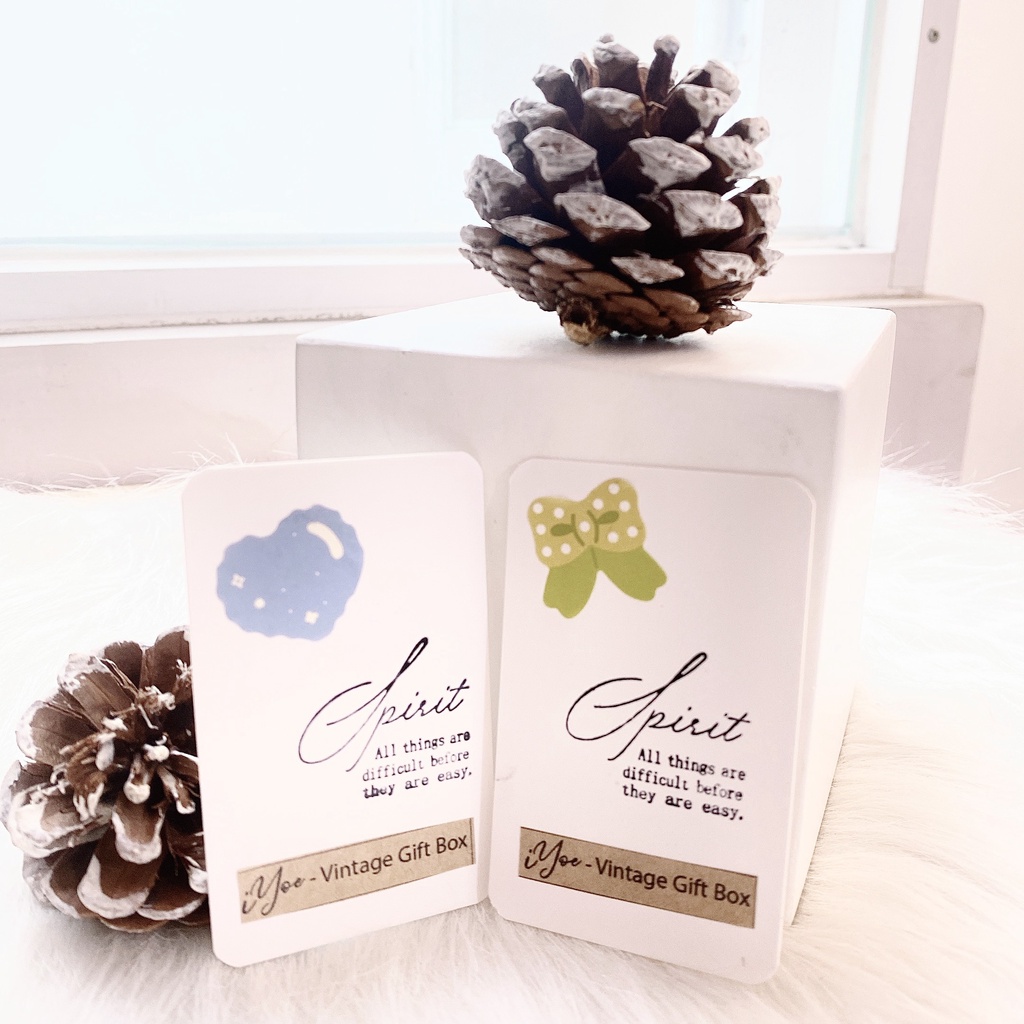 ⚡ Thiệp giấy handmade siu cute - Trang trí phong cách Vintage - 77