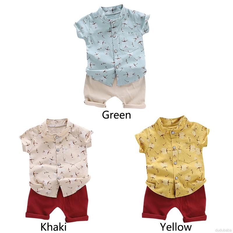 Bộ đồ áo và quần năng động cho bé trai 0-4 tuổi