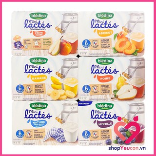 Sữa Chua Nguội Blédina Pháp Đủ Vị Cho Bé, date T5/2023