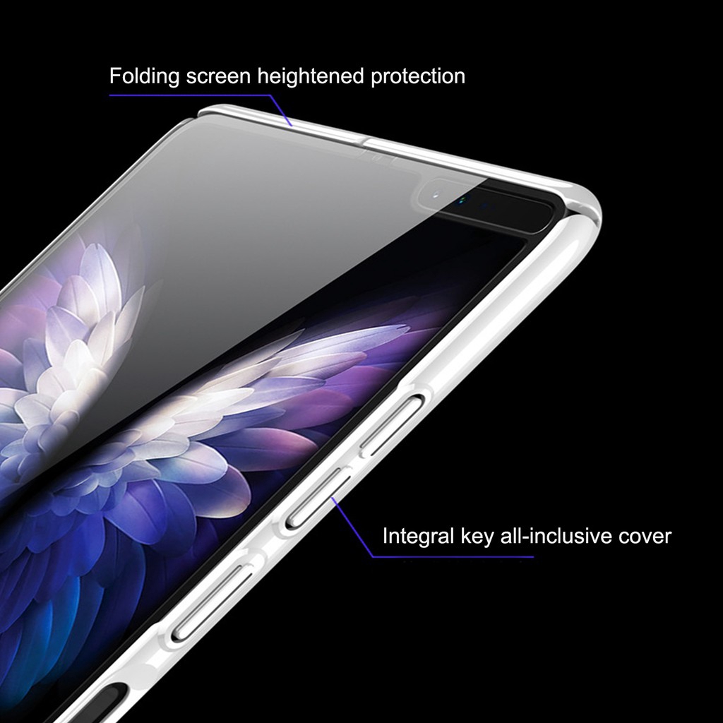 Ốp điện thoại nắp gập siêu mỏng bảo vệ toàn diện 360 độ thiết kế thời trang dành cho Samsung Galaxy Fold