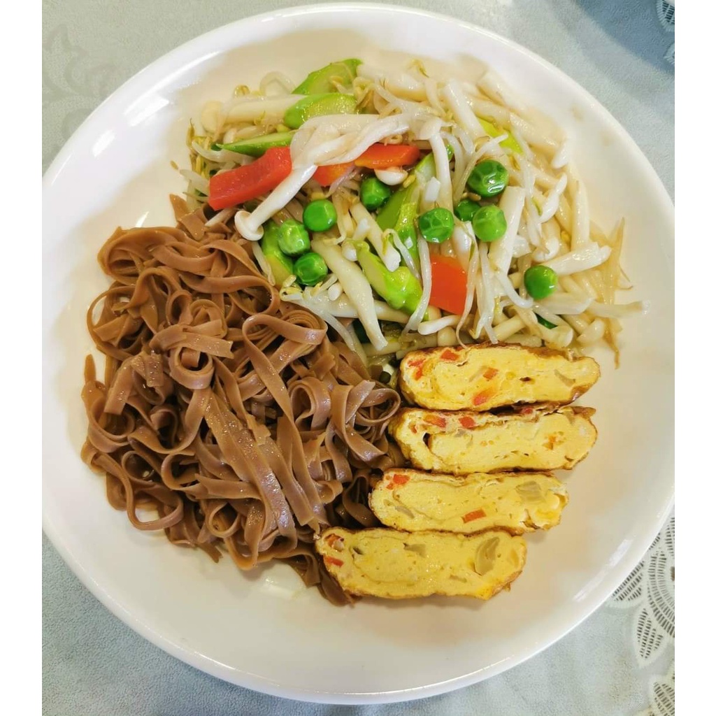 [Giá Tốt] Bún Gạo Lứt, Bún Rau Củ Hữu Cơ, Chùm Ngây, Gấc, Bí Đỏ, Mè ĐEN, Thập Cốc -EatClean, Giảm Cân Gói 500g