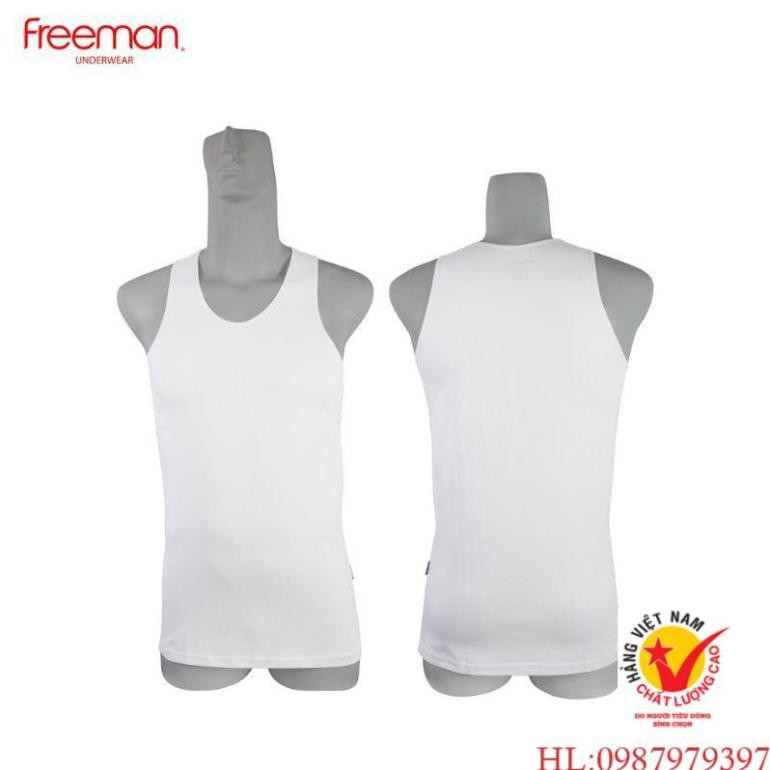 Freeman TSF207[video] áo thun nam ba lỗ mặc lót,thể thao...,viền áo mỏng tinh tế