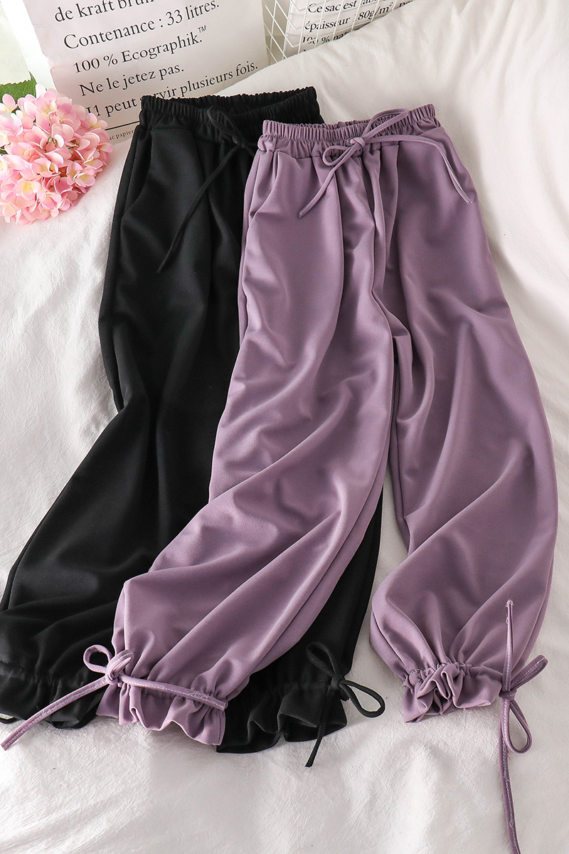 Quần dài dáng rộng lưng cao thời trang trẻ trung năng động | BigBuy360 - bigbuy360.vn