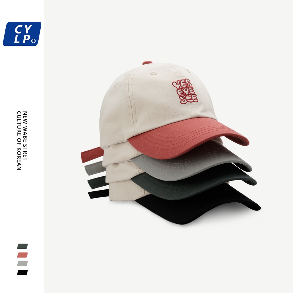 Mũ Lưỡi Trai Mềm Chất Lượng Cao Thêu Chữ Phong Cách Hàn Quốc Cho Nữ