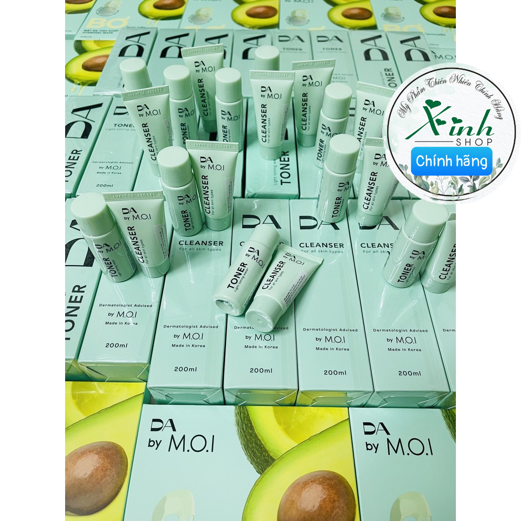 Combo Mini Sữa Rửa Mặt và Toner DA by MOI