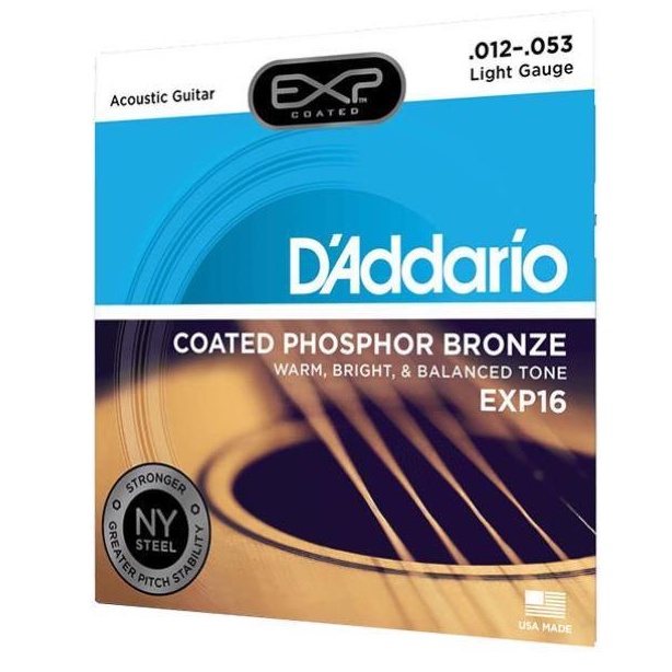 Dây Đàn Guitar Acoustic D'Addario EXP16 [Size 12]