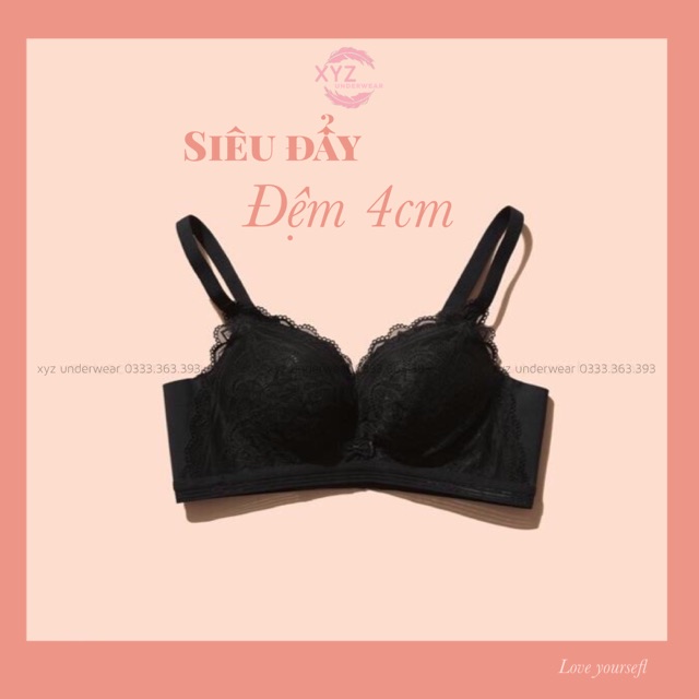 (Video+ đệm 4cm ) Áo lót nữ không gọng đệm 4cm siêu mềm ,nâng đẩy, che mỡ lưng XYZ 8139.