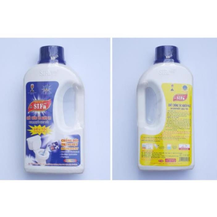 Chất thông tắc bồn cầu siêu tốc 700ml-- chai thông bồn cầu cống đa năng - dung dịch tẩy rửa - dung dịch vệ sinh