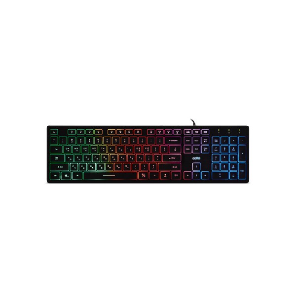 Bàn phím văn phòng đèn LED 7 màu - LED Keyboard Actto KBD-42 HÀNG NỘI ĐỊA HÀN QUỐC CHÍNH HÃNG | BigBuy360 - bigbuy360.vn
