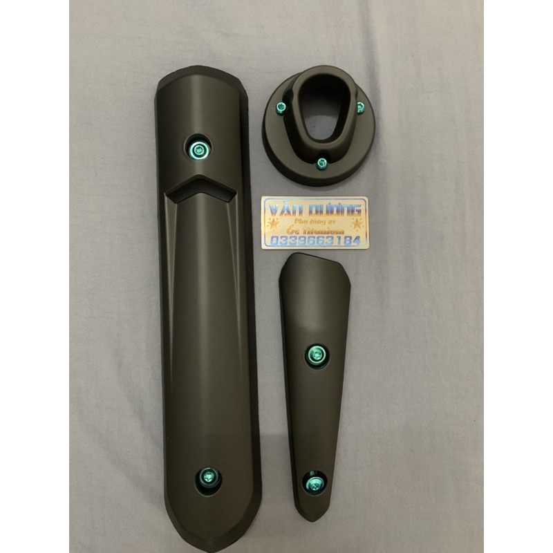 combo ốp spark đen nhám + chụp tfx + pass chế