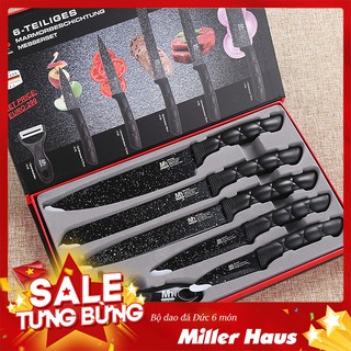Bộ dao đá cao cấp 6 sản phẩm MILLER HAUS - HÀNG XUẤT ĐỨC(bảo hành 6 tháng)