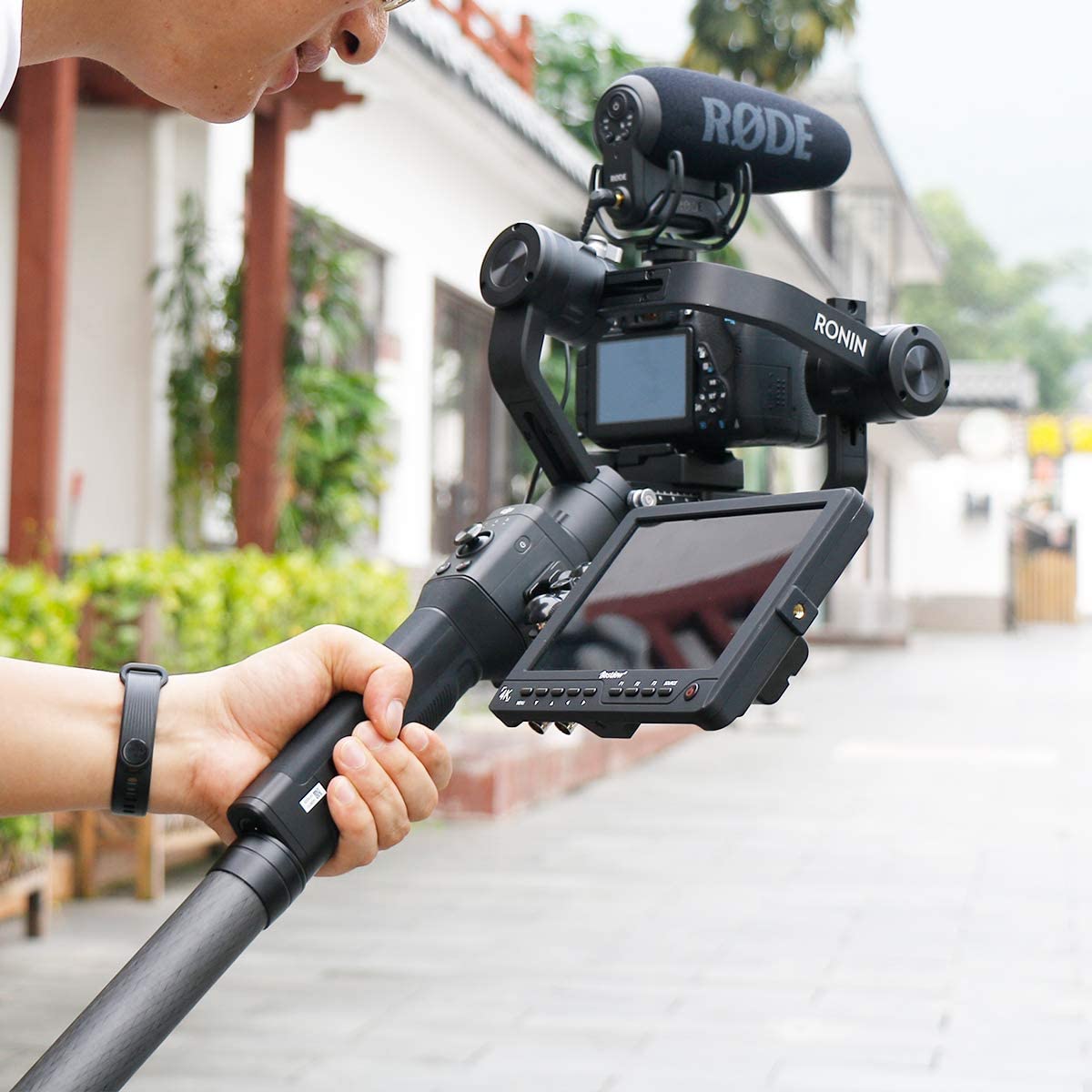 ZHIYUN Thanh Nối Dài Bằng Sợi Cacbon Dh10 1 / 4 '' 3 / 8 '' Cho Dji Ronin S Moza Air Cross Feiyutech Ak4000 Zhiy 2 Smooth 4