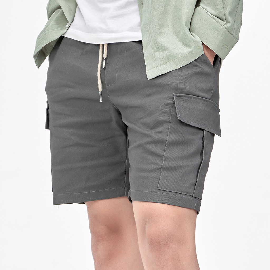 Quần Short Đùi Kaki Túi Hộp R.M Menswear Unisex Ulzzang Hàn Quốc