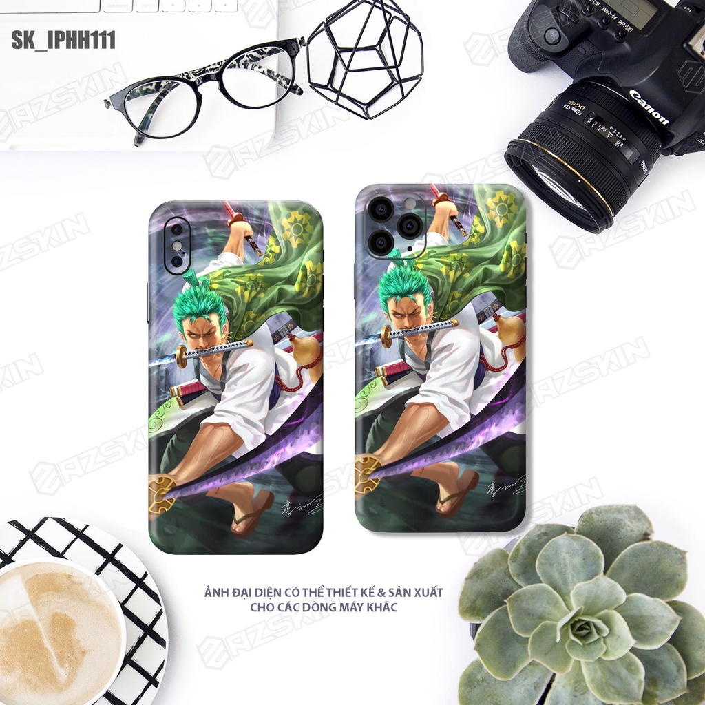 Miếng Dán Skin Hoạt Hình Full Lưng Viền Cho IP 7 - 14 Pro Max |SK_IPHH111| Chất Liệu Skin Cao Cấp, Khuôn Cắt CNC Dễ Dán