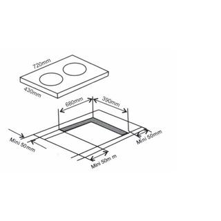 bếp từ đôi ARBER AB668