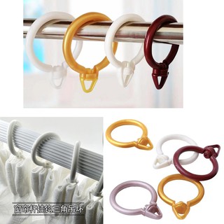 Set 10 Khoen Tròn Treo Rèm cửa sổ 4 Màu Sắc Bằng Nhựa