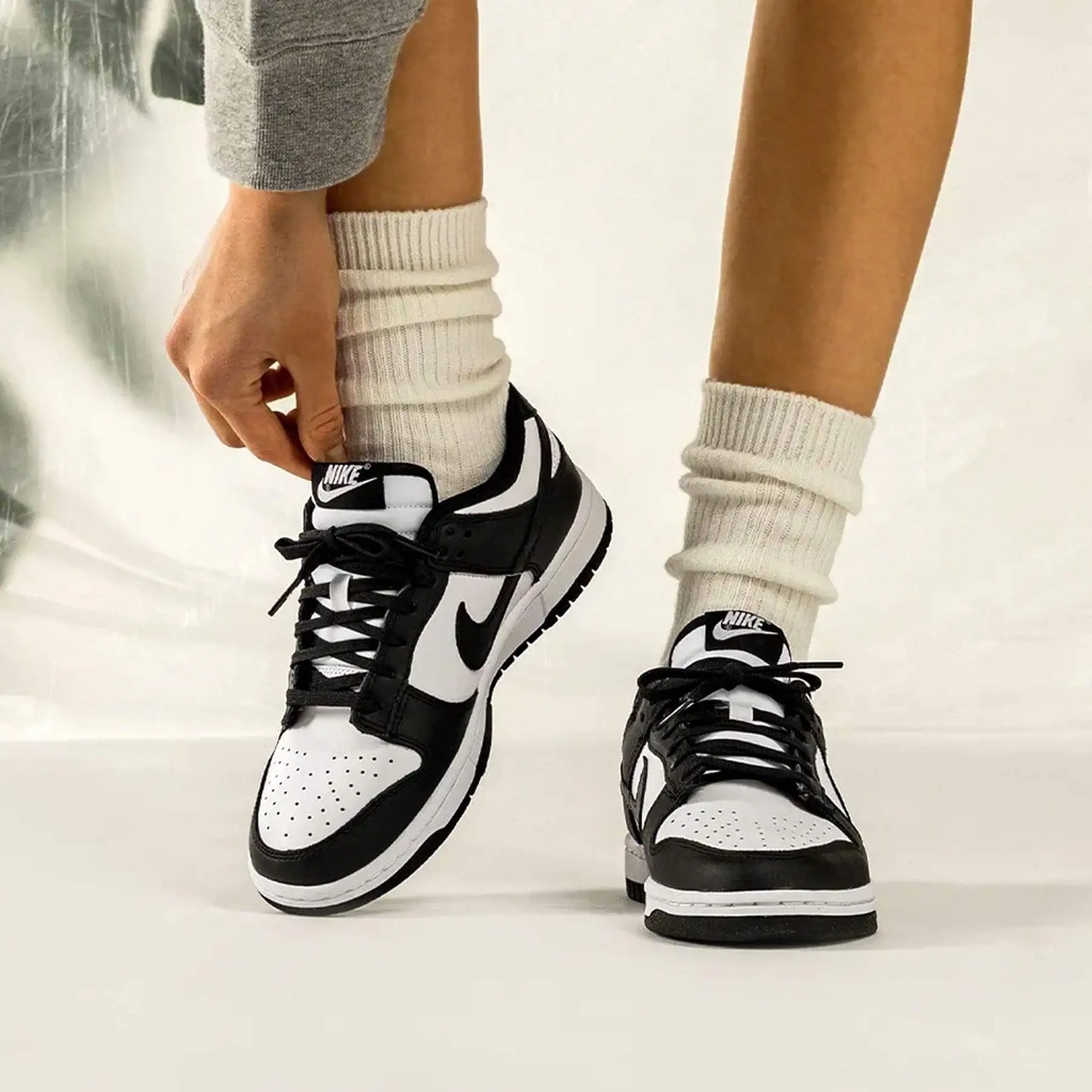 Giày Nike Dunk Panda 🔴CHÍNH HÃNG🔴 Nike Dunk Retro Low Panda Black White  - Simple Sneaker
