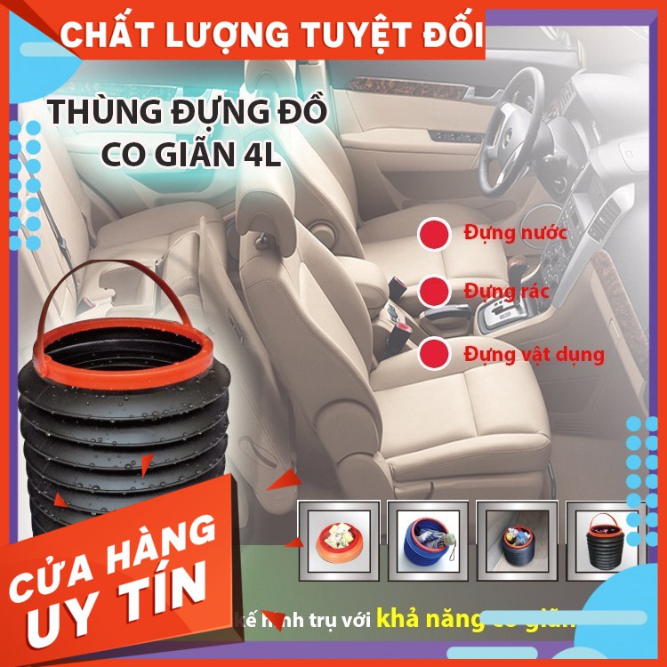 [FREESHIP] THÙNG ĐỰNG ĐỒ CO GIÃN 4L