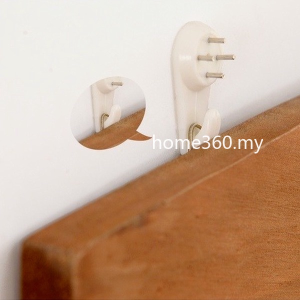 Set 20 móc gắn treo tường đóng đinh liền mạch dành cho treo khung ảnh