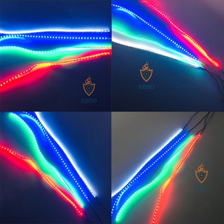 Dây đèn led trang trí xe máy, ô tô, nhà, noel, dịp Tết, lễ - nguồn điện đầu vào 12V