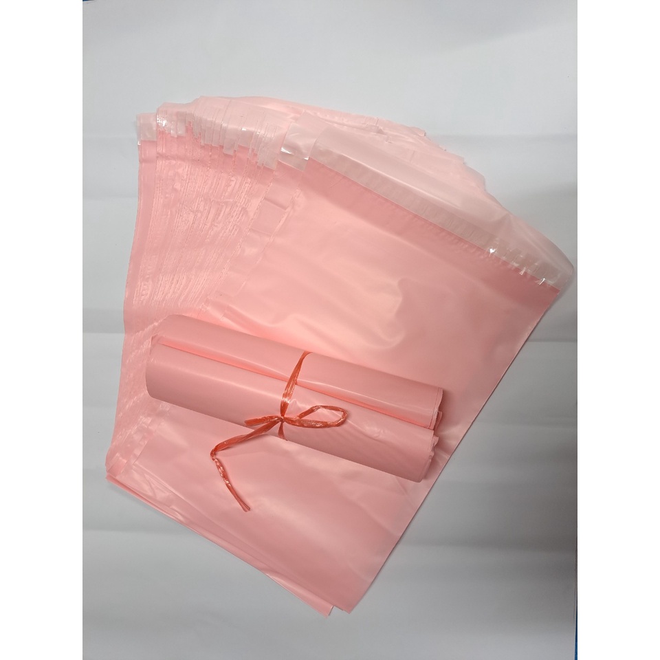 [GÍA TỐT]  1KG Túi Niêm Phong PE Hồng  - Túi Đóng Hàng Dán Miệng, Có Lớp Keo Bảo Mật Chắc Chắn
