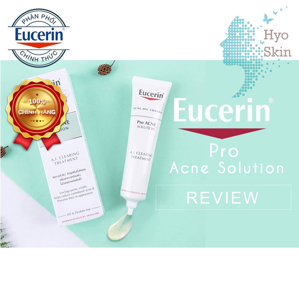 [CHÍNH HÃNG] Tinh Chất Làm Mờ Vết Thâm, Tái Tạo Da, Ngăn Ngừa Mụn EUCERIN PRO ACNE SOLUTION A.I. CLEARING TREATMENT