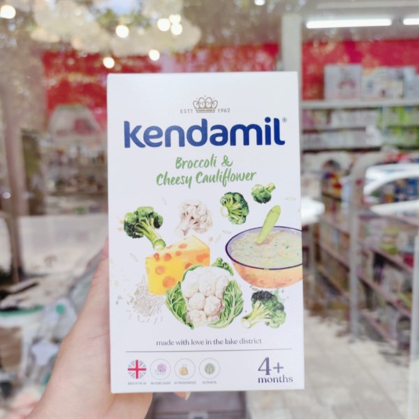 Bột ăn dặm hữu cơ Kendamil UK 150g Fomai bông cải