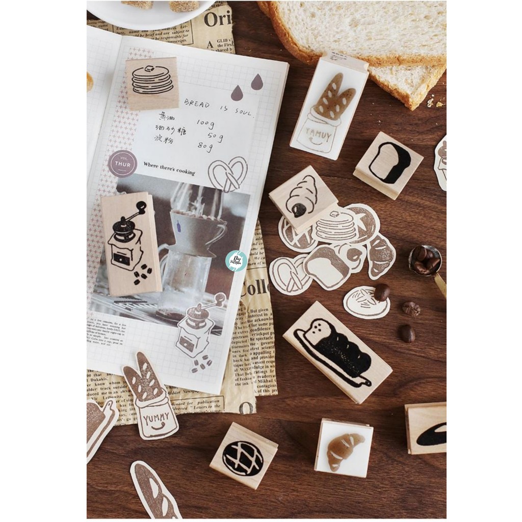BỘ MỌC GỖ BAKING DIARY