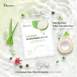 Mặt Nạ 🌴𝓕𝓡𝓔𝓔𝓢𝓗𝓘𝓟🌴 Mặt Nạ Dừa Coconut Bio Electrolytes Jelly Mask | Dayshee Jelly Mask