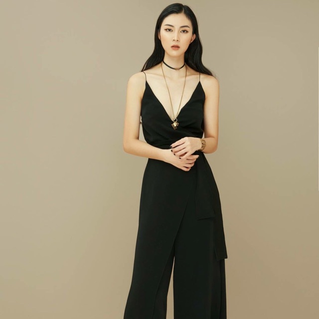 JUMPSUIT dài ống rộng - Jumpsuit hai dây - Jumpsuit quần dài