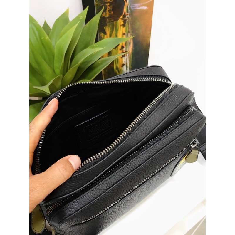 🎀 Sẵn❗️ TÚI COACH DA ĐEO CHÉO NAM F89964