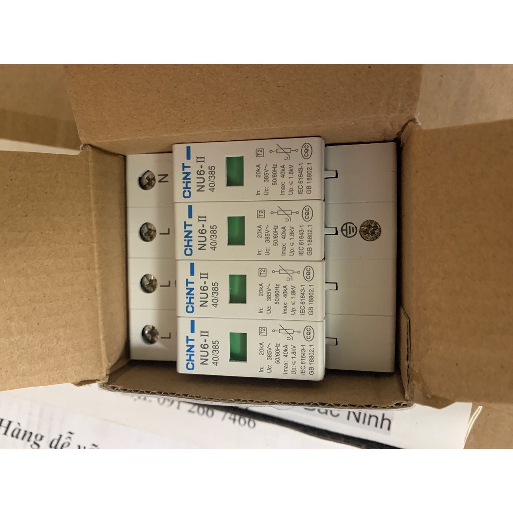 Chống sét lan truyền AC 2P, 3P, 4P CHINT 275V, 385V, 20kA, 40kA, 60kA, 100kA