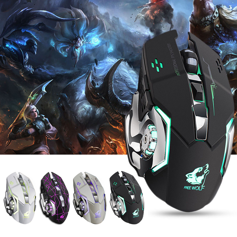 Chuột không dây Mayshow Free Wolf X8 2.4g