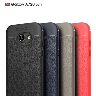 Ốp điện thoại tpu lưng da cho samsung galaxy a3 a5 a7 2017 / a320 a520 a720