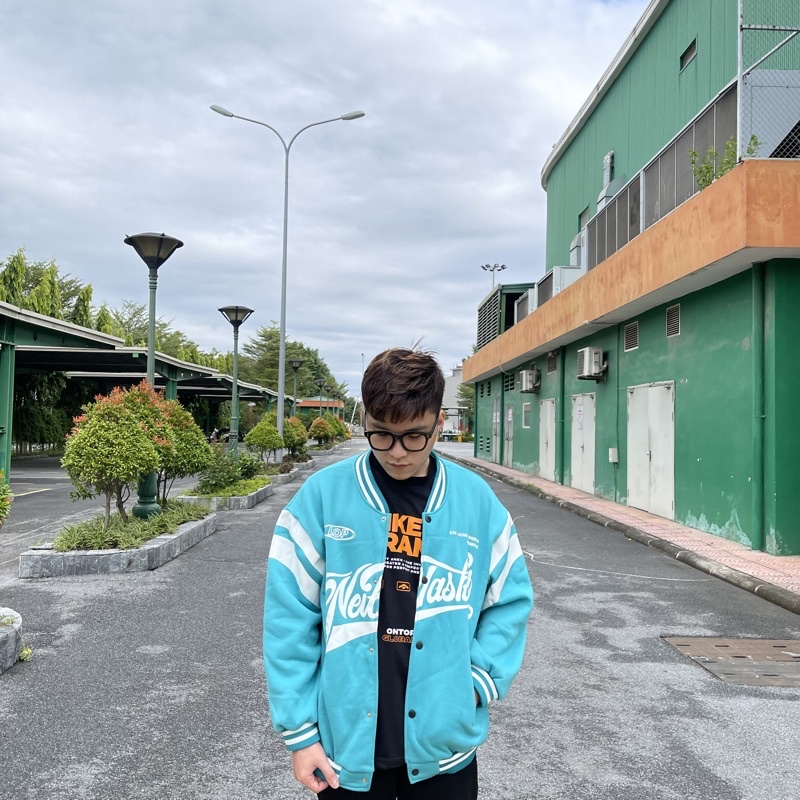 Áo khoác bomber varsity jacket nam nữ phong cách bóng chày siêu ngầu 2021