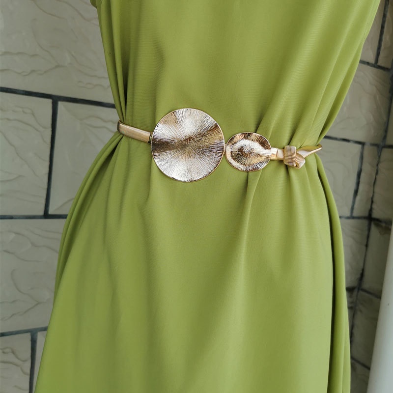 Thắt lưng dây lưng kim loại phong cách Vintage dễ thương